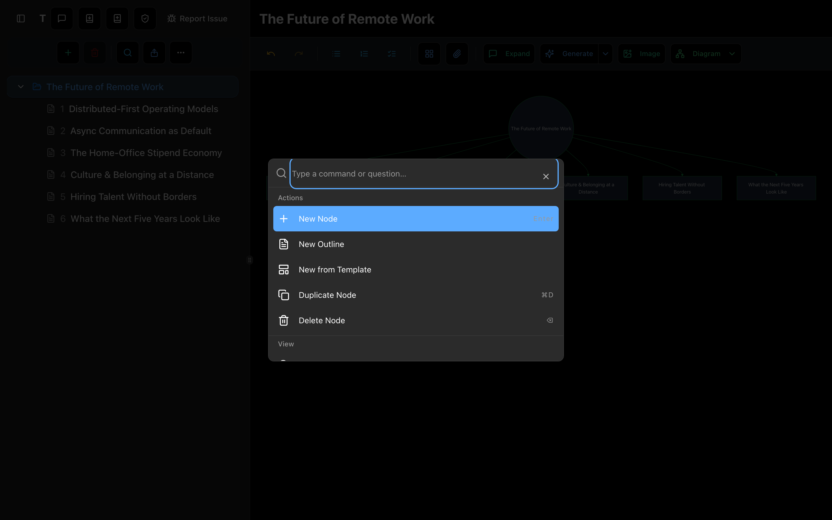 Everything from one shortcut